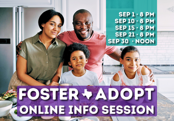 Foster Care & Adoption Online Info Sessions